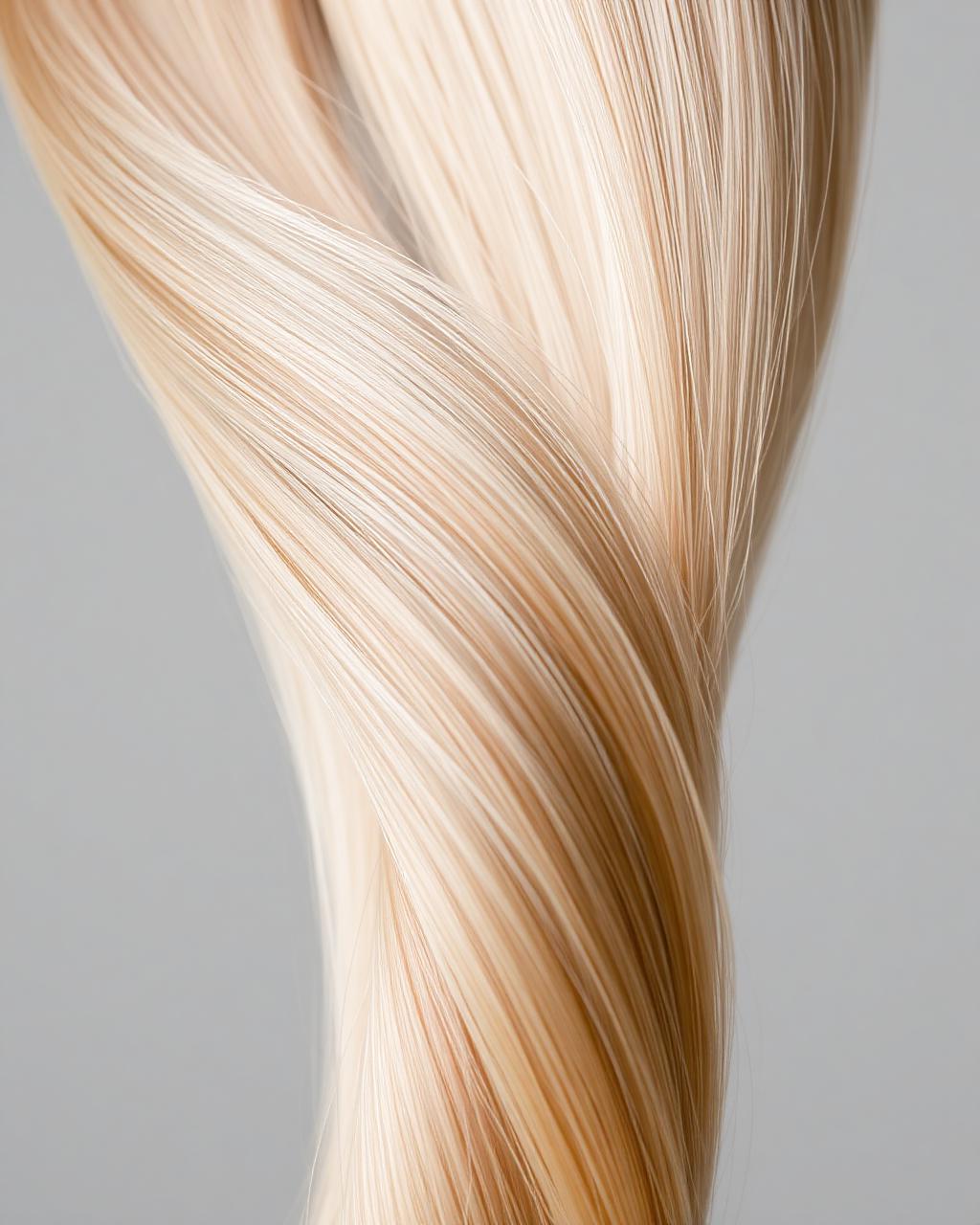 Textura de cabelo representando balayage